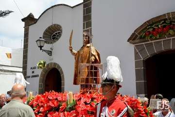 Telde, en la procesión capitalina de San Lorenzo
(Foto Francisco Javier Santana)
